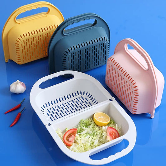 Washing Fruit Vegetables Draining Basket Strainer Bowl