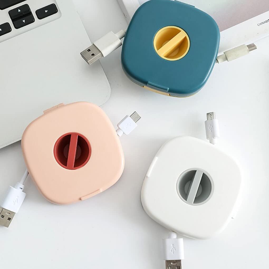 Round Rotatable Data Cable/Wire Organizer