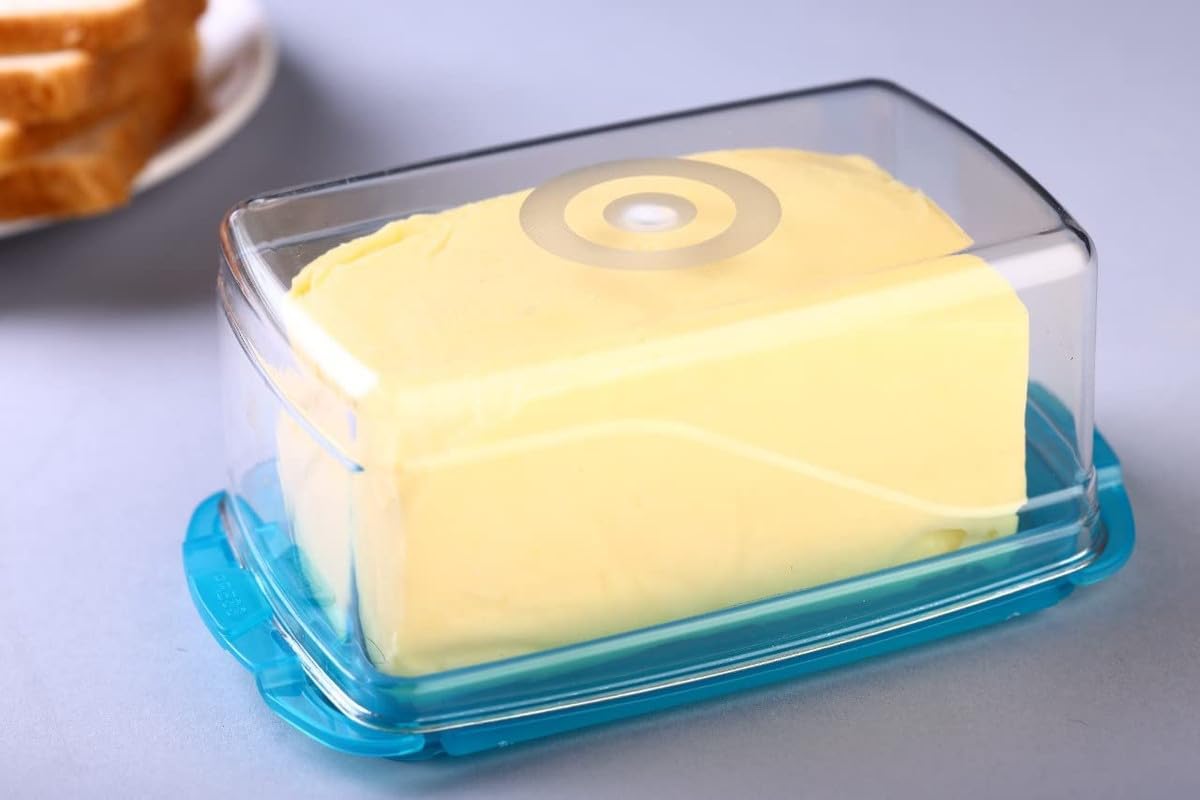 Plastic Cheese Cake Servers Butter Dish Box with Transparent Cover