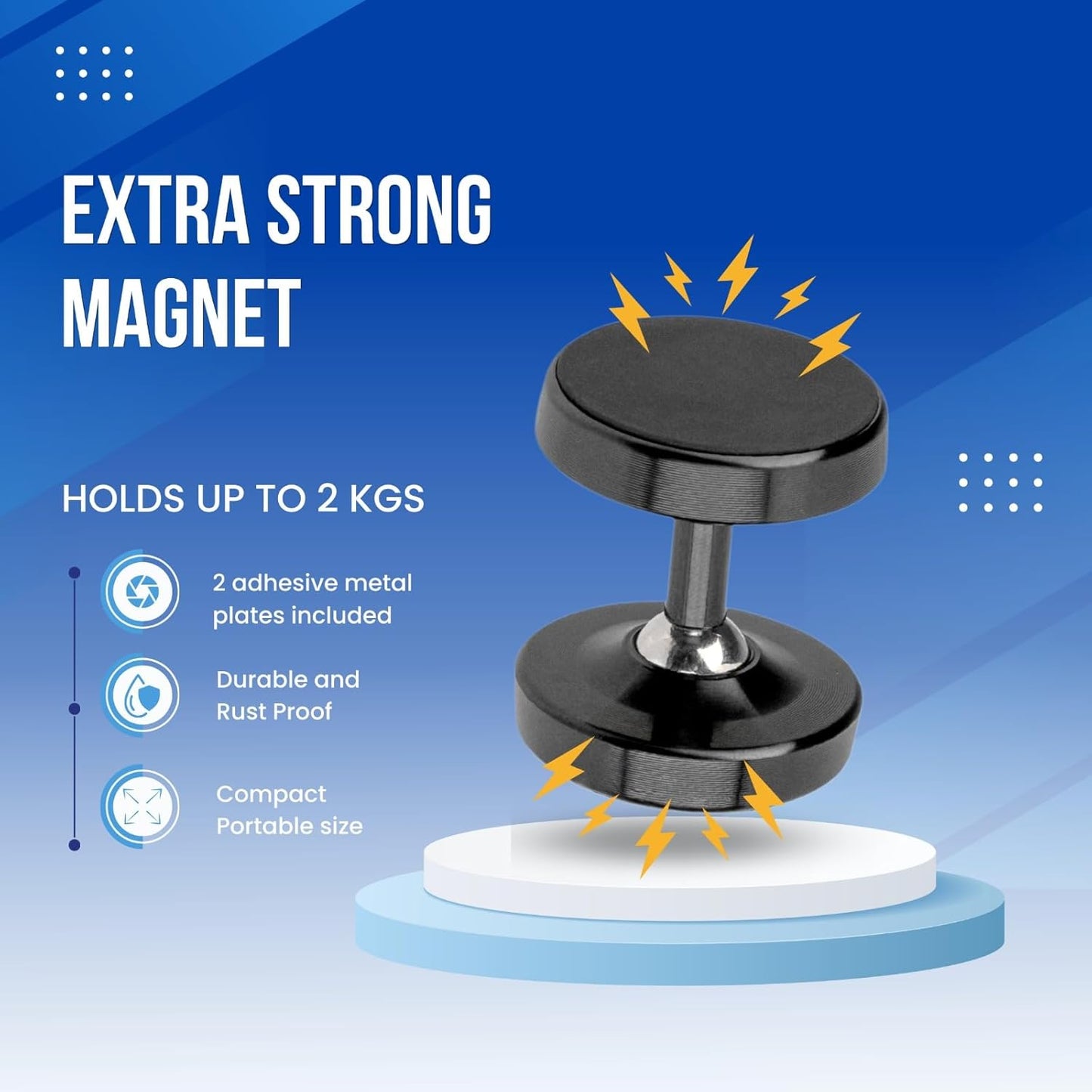 360-Degree Rotation Versatile Magnet Mobile Holder