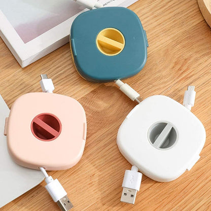 Round Rotatable Data Cable/Wire Organizer